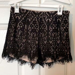 Lace shorts